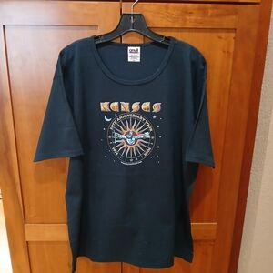 VINTAGE NWOT Kansas 30th Anniversary Tour CONCERT T-Shirt...Womans Large